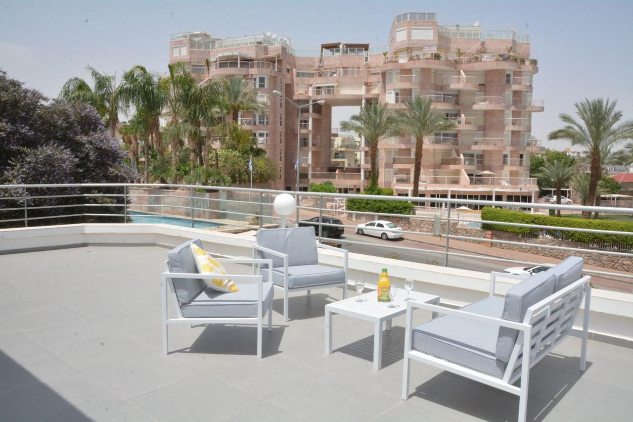 Villa With Heated Pool And Jacuzzi Sea View 300M Front Of The Beach Ейлат Екстер'єр фото