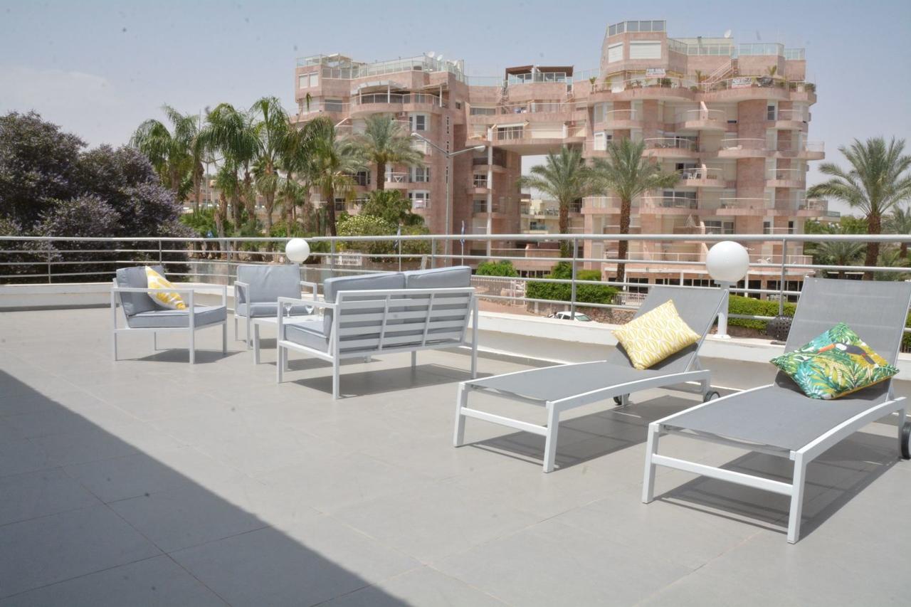Villa With Heated Pool And Jacuzzi Sea View 300M Front Of The Beach Ейлат Екстер'єр фото