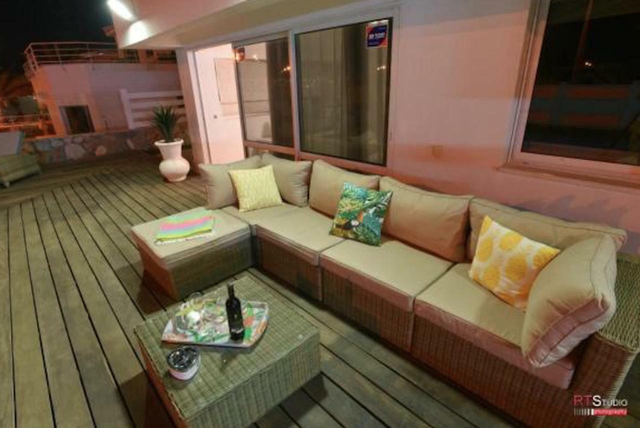 Villa With Heated Pool And Jacuzzi Sea View 300M Front Of The Beach Ейлат Екстер'єр фото