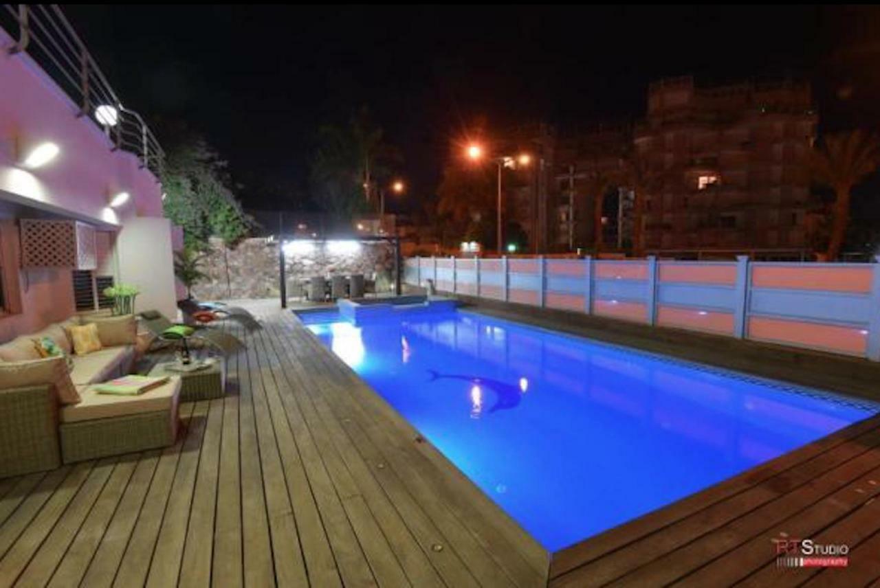Villa With Heated Pool And Jacuzzi Sea View 300M Front Of The Beach Ейлат Екстер'єр фото